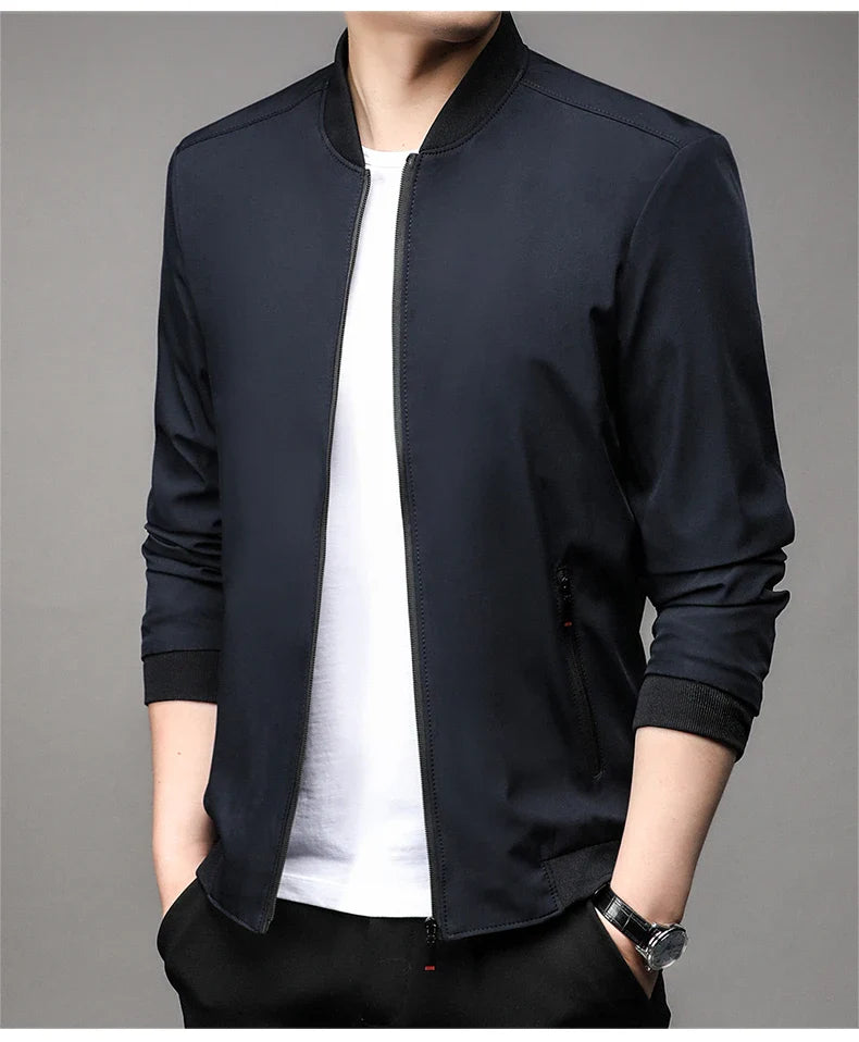 HUDSON STAND-COLLAR BLAZER