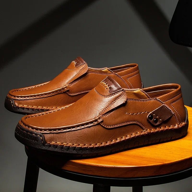 MILAN LEATHER LOAFER SLIP-ON