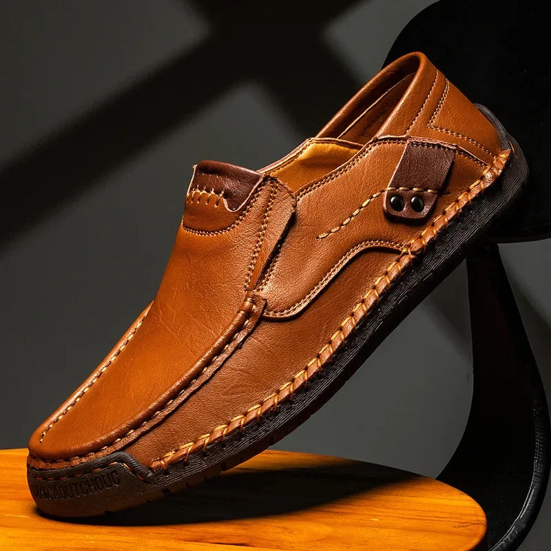 MILAN LEATHER LOAFER SLIP-ON