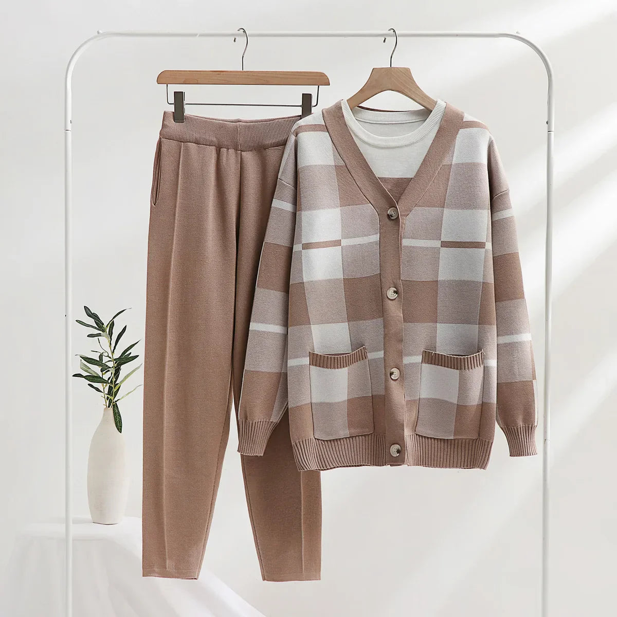 SUNDAY SOFT-KNIT 3-PIECE SET