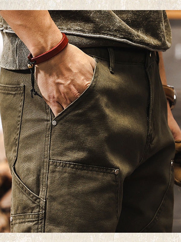 RUGGED WORKWEAR STRAIGHT-LEG UTILITY PANTS