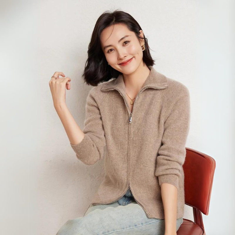 MARSTON LUXE WOOL ZIP-UP