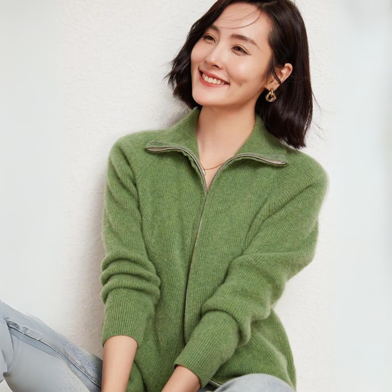 MARSTON LUXE WOOL ZIP-UP