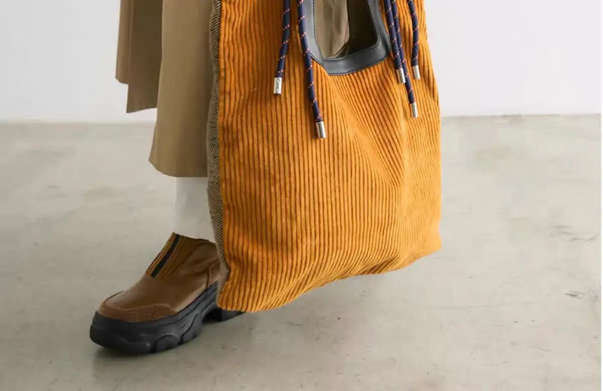 HARRISON CORDUROY TOTE