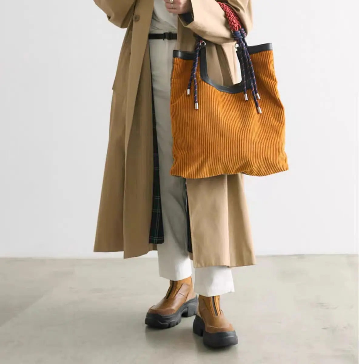 HARRISON CORDUROY TOTE