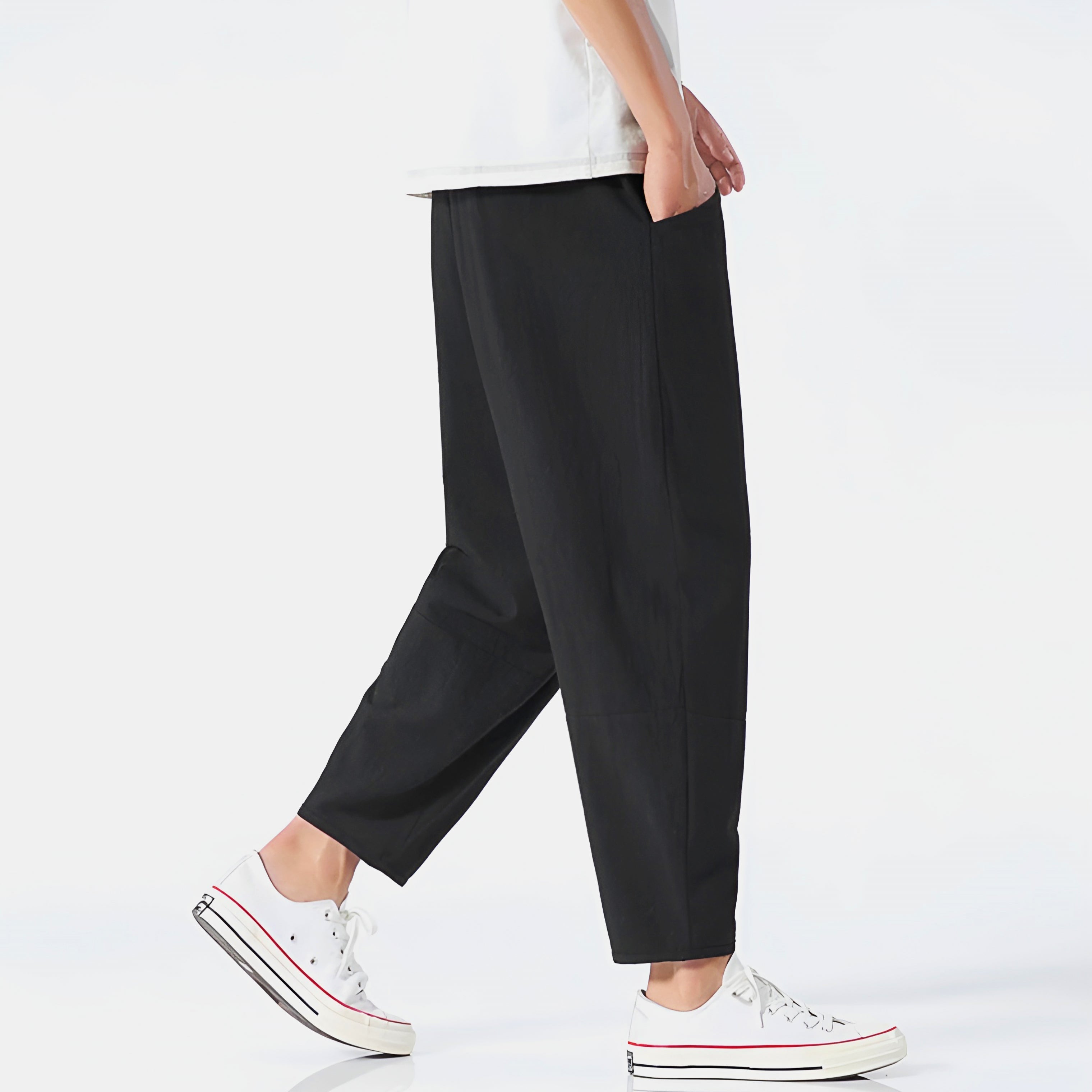 URBAN CROPPED COTTON PANTS
