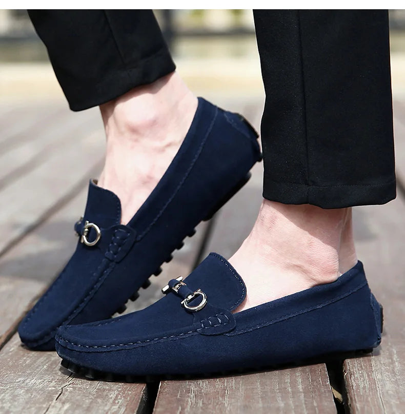 MONACO SUEDE LOAFERS
