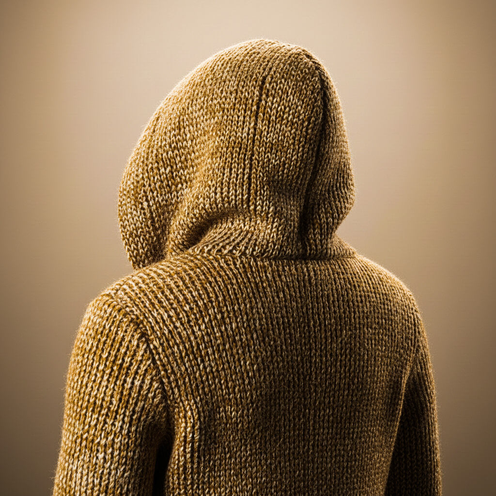 CORVIN WOOL KNIT HOODIE