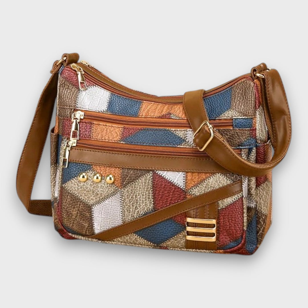 SOLARA PATCHWORK SHOULDER BAG