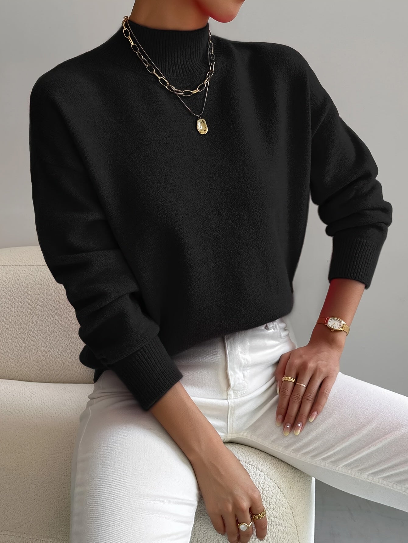 SERAPHINE ROLL NECK JUMPER